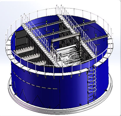 SABR-van de de Tank Ondergrondse Riolering van Biogasuasb de Opslagtanks 17 Ton